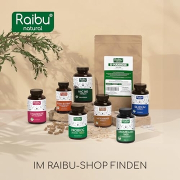 Bromelain hochdosiert 1000 mg (5000 F.I.P.) pro Tagesdosis I 150 Kapseln I Natürlicher Ananasextrakt I Vegan und Laborgeprüft I Hochdosierte magensaftresistente Bromelain Kapseln I Raibu - 6